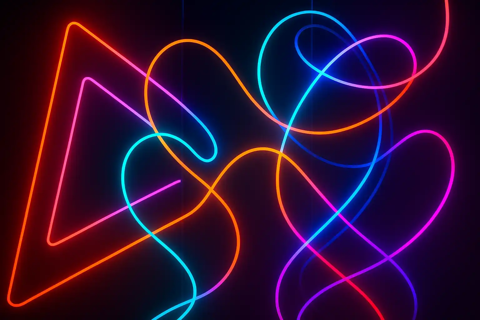 Immersive neon installations and optical illusions at Museo de la Luz Madrid