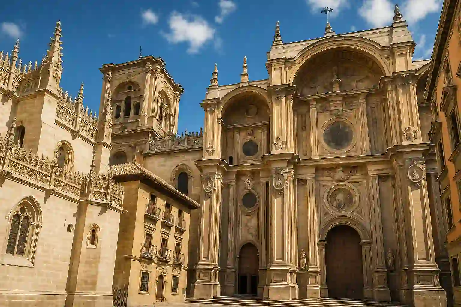 Granada Cathedral and Royal Chapel with Renaissance architecture