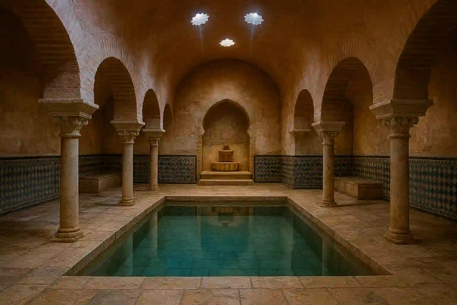 Hammam Al Ándalus Málaga: candlelit arches, warm pools and steam