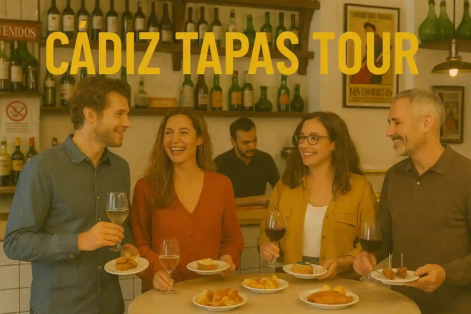 Tapas tour in Cádiz with local guide and traditional Andalusian dishes