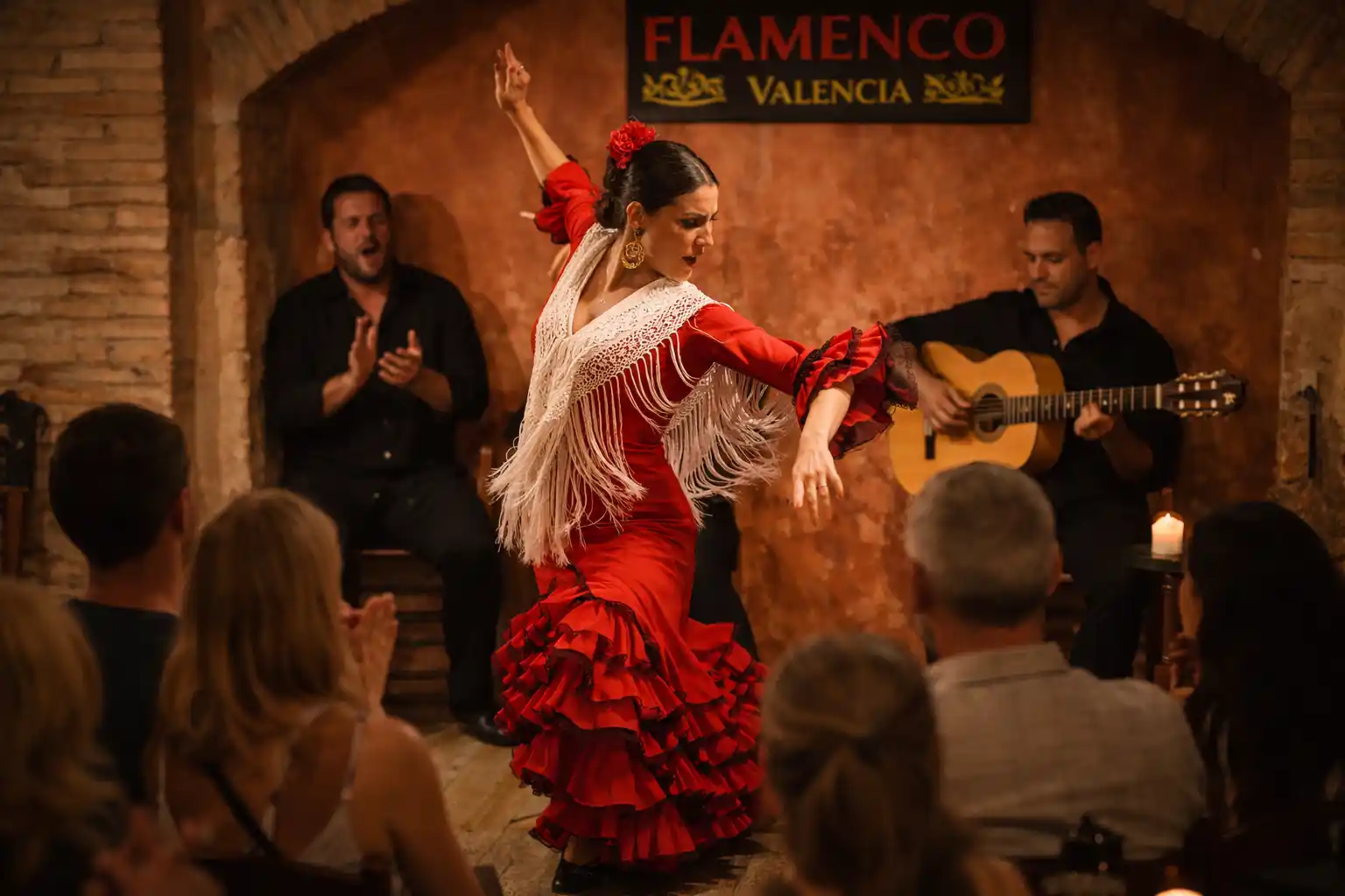 Valencia Flamenco Show — live performance at a Valencia tablao with dancer, guitarist and singer