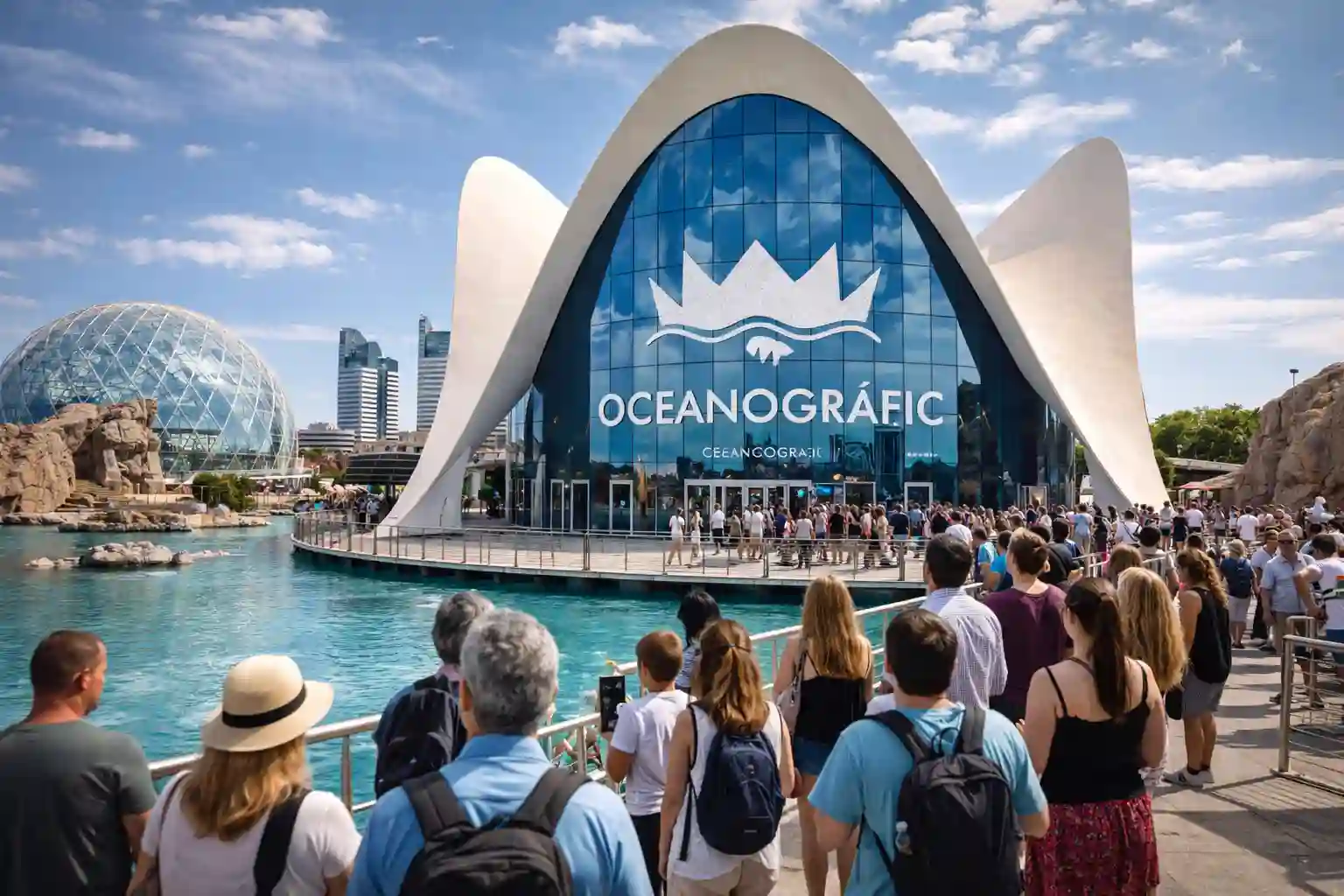Valencia Oceanografic Museum — Europe's largest aquarium in the City of Arts and Sciences
