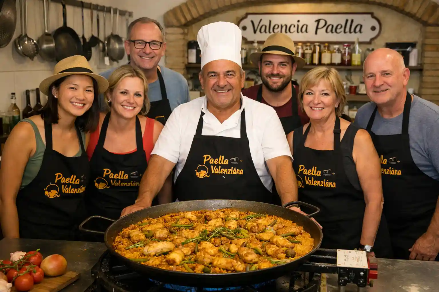 Valencia Paella Workshop — authentic Valencian paella cooking class with fresh ingredients