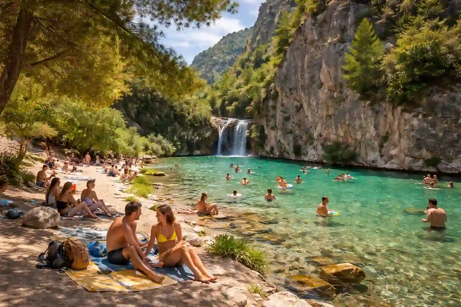 Valencia day trip to Montanejos — Mijares River canyon and thermal pools