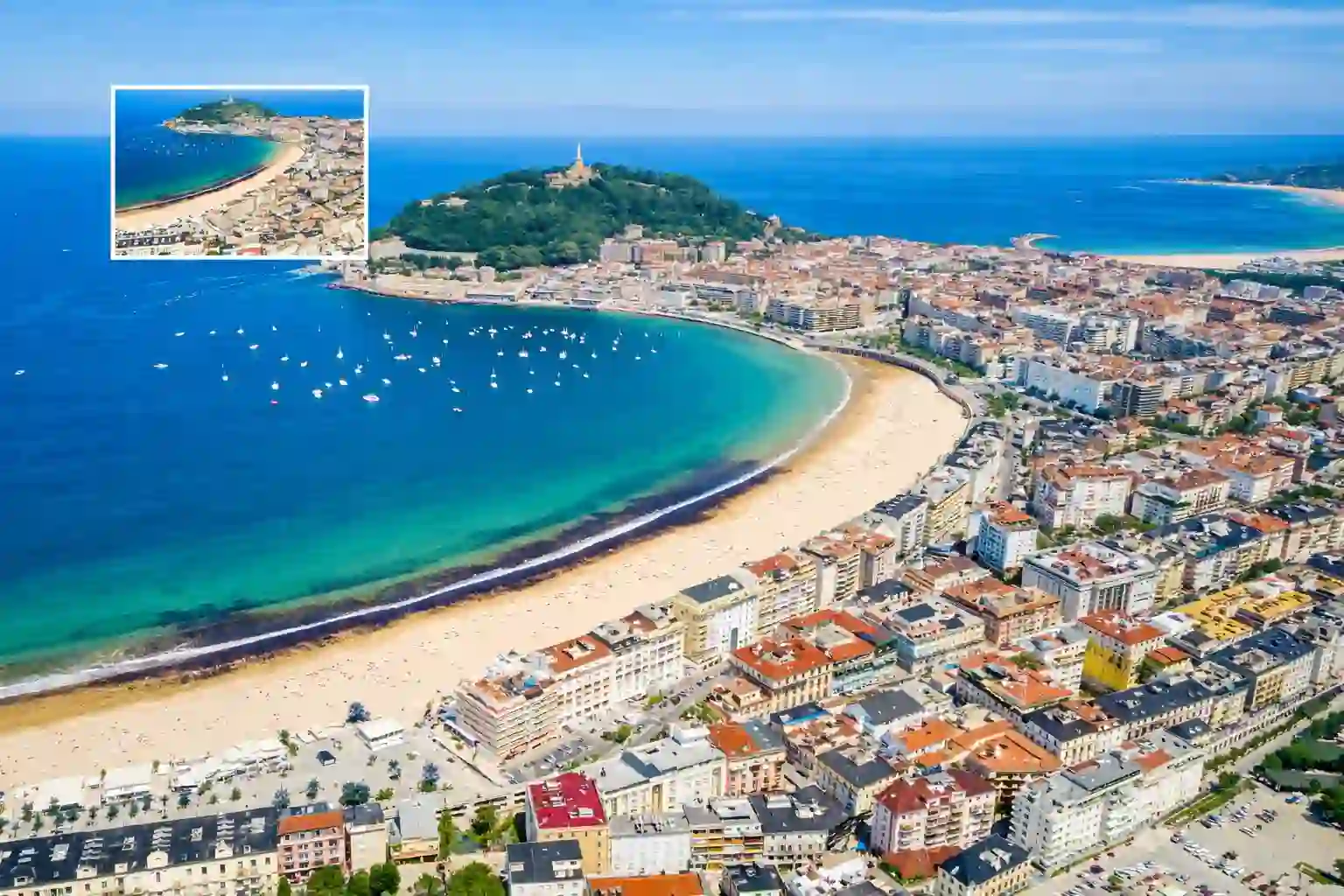 Day trip from Bilbao to San Sebastián, Hondarribia, Hendaye and Getaria — La Concha beach and Basque coast