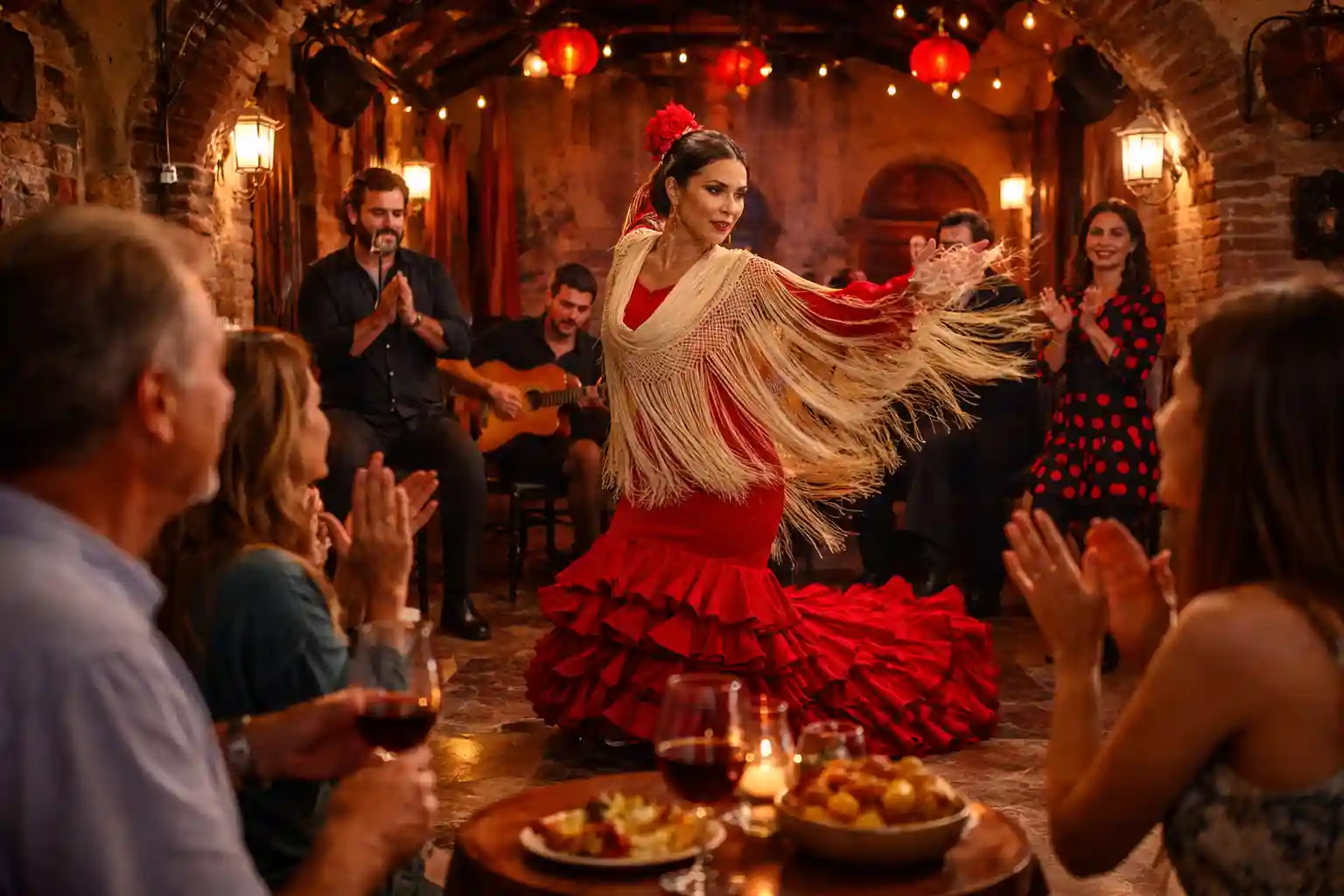 Flamenco Show in Alicante — live performance at Tablao El Mentidero with professional dancers and guitarist