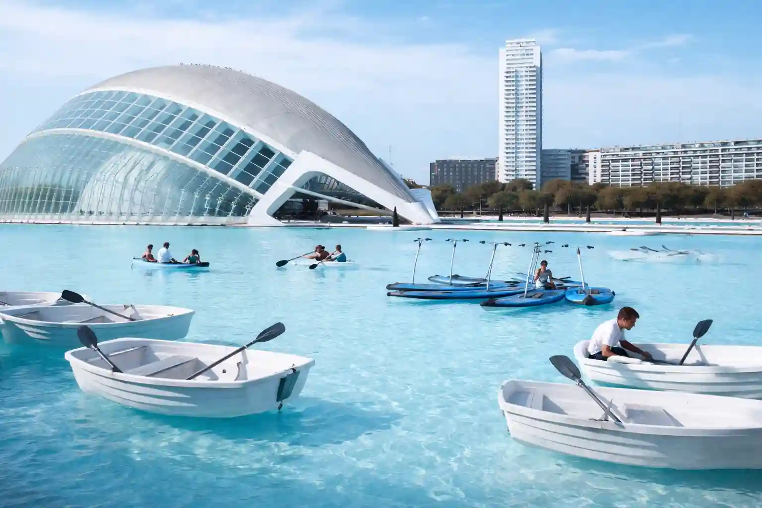 Valencia city day trip from Benidorm and Albir — Torres de Serranos, historic centre, paella and the City of Arts and Sciences