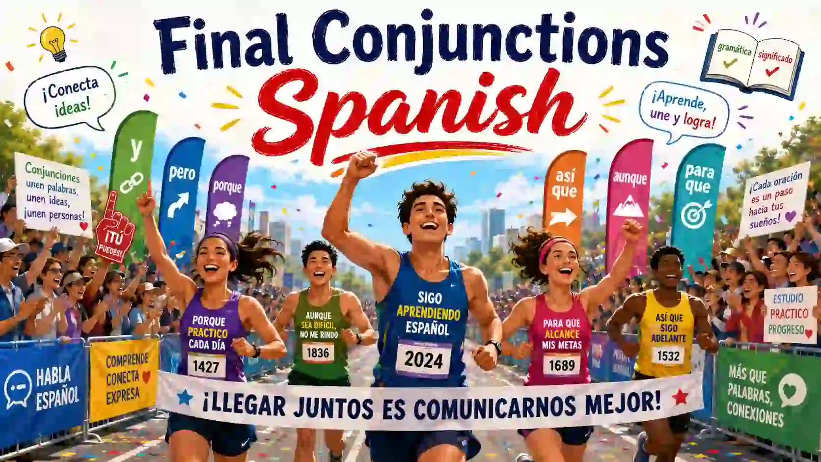 Final conjunctions in Spanish with para que a fin de que con el fin de que and de modo que