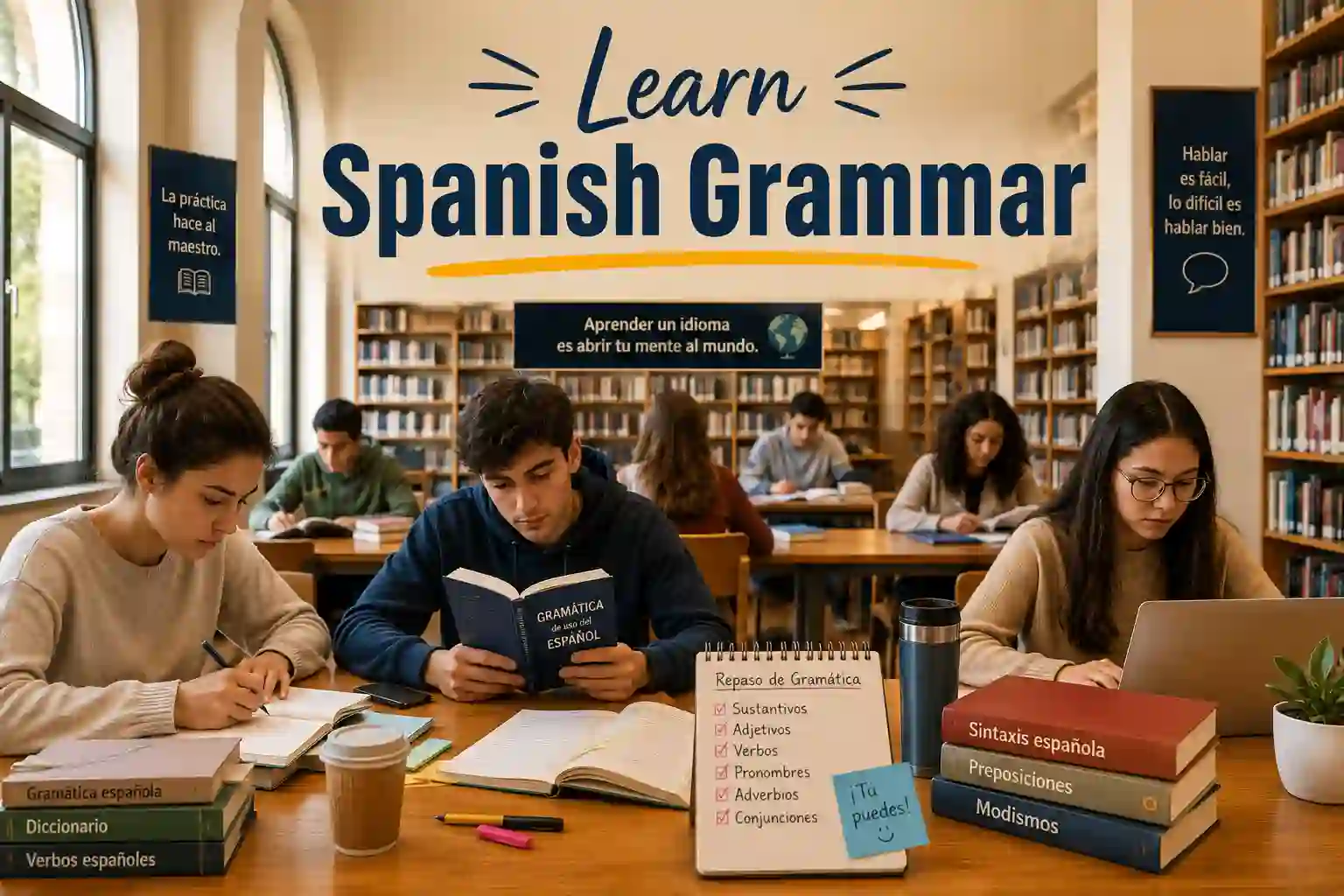 Learn Spanish grammar with MundoDele