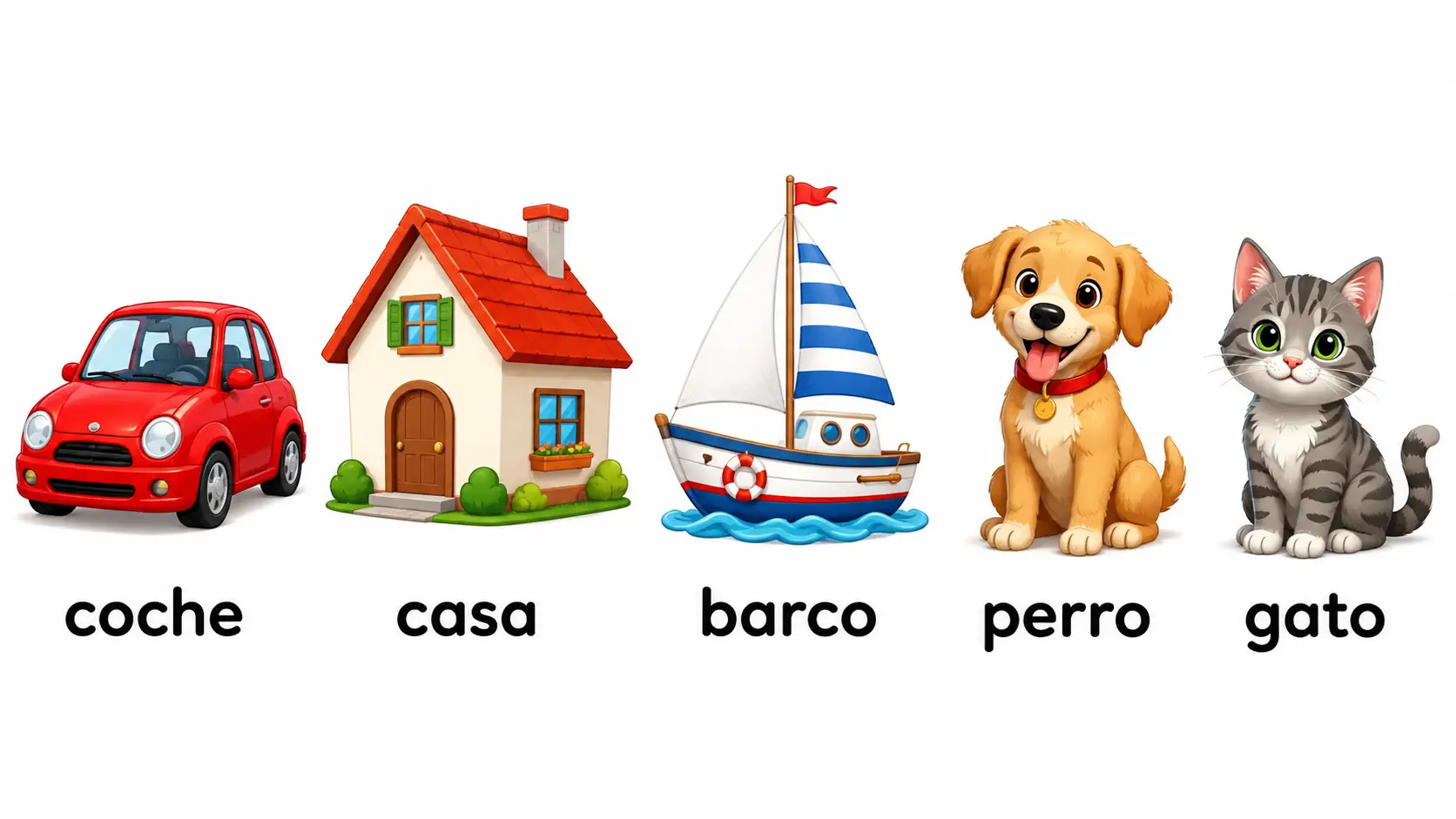Learn Spanish nouns with gender, plural forms, articles and adjective agreement