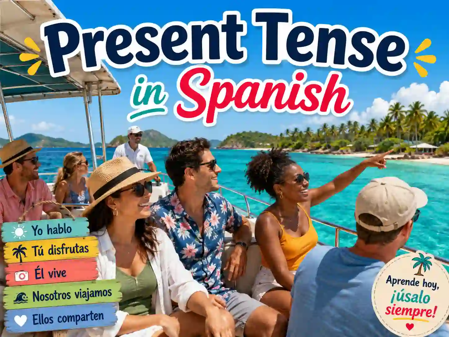 Spanish present tense with hablo como vivo soy estoy tengo hago and voy