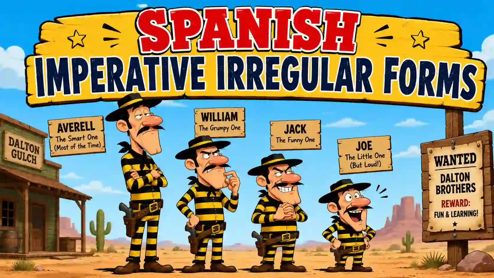 Spanish imperative irregular forms with common tú commands