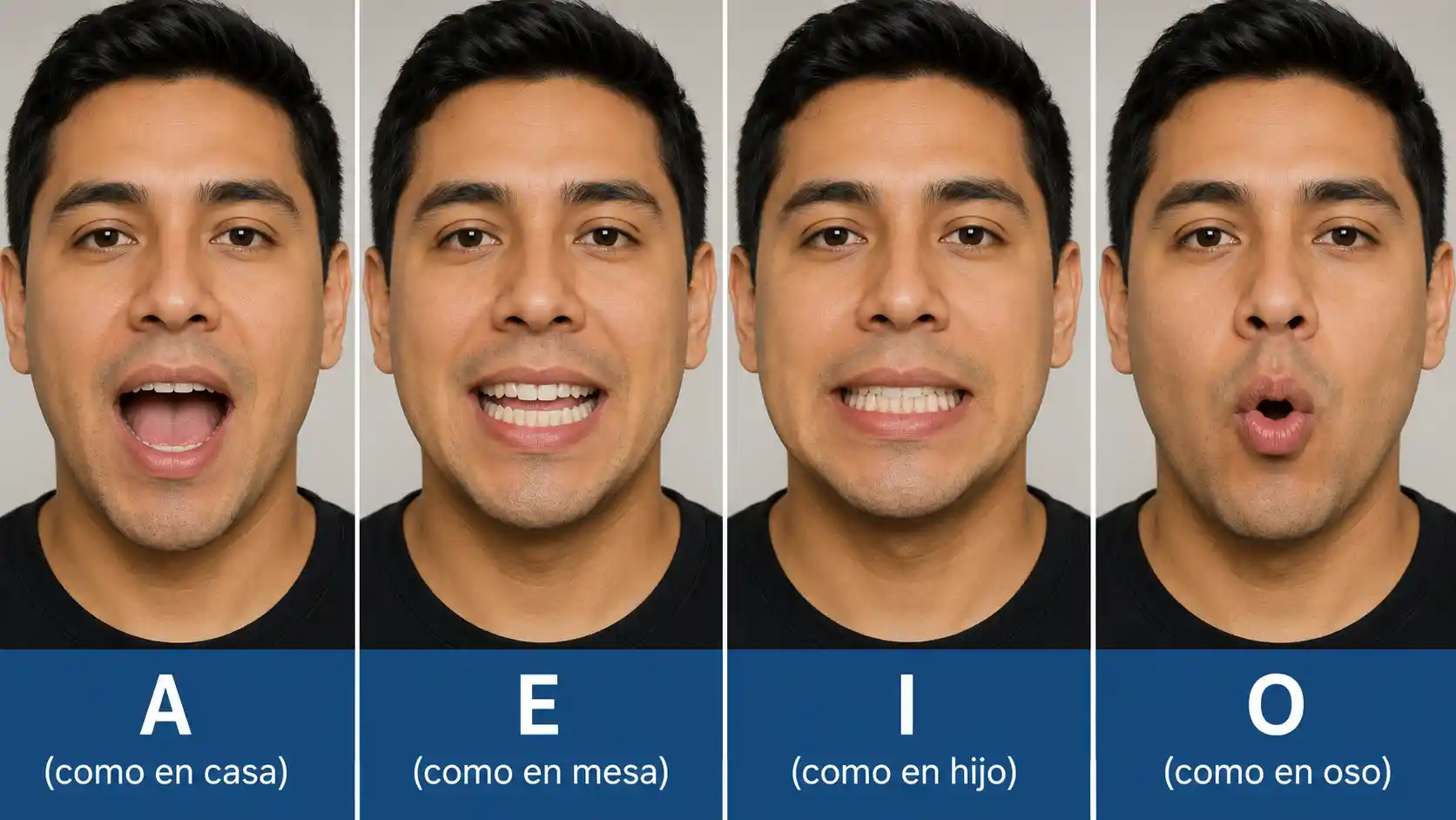 Spanish pronunciation basics with sounds, vowels, consonants and speaking practice