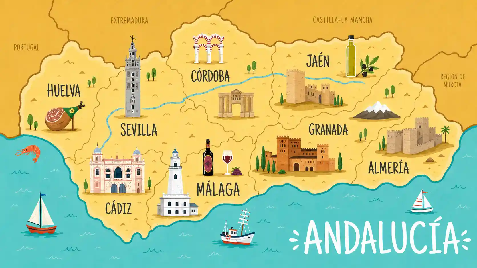 Andalusia travel guide with cities, routes and day trips