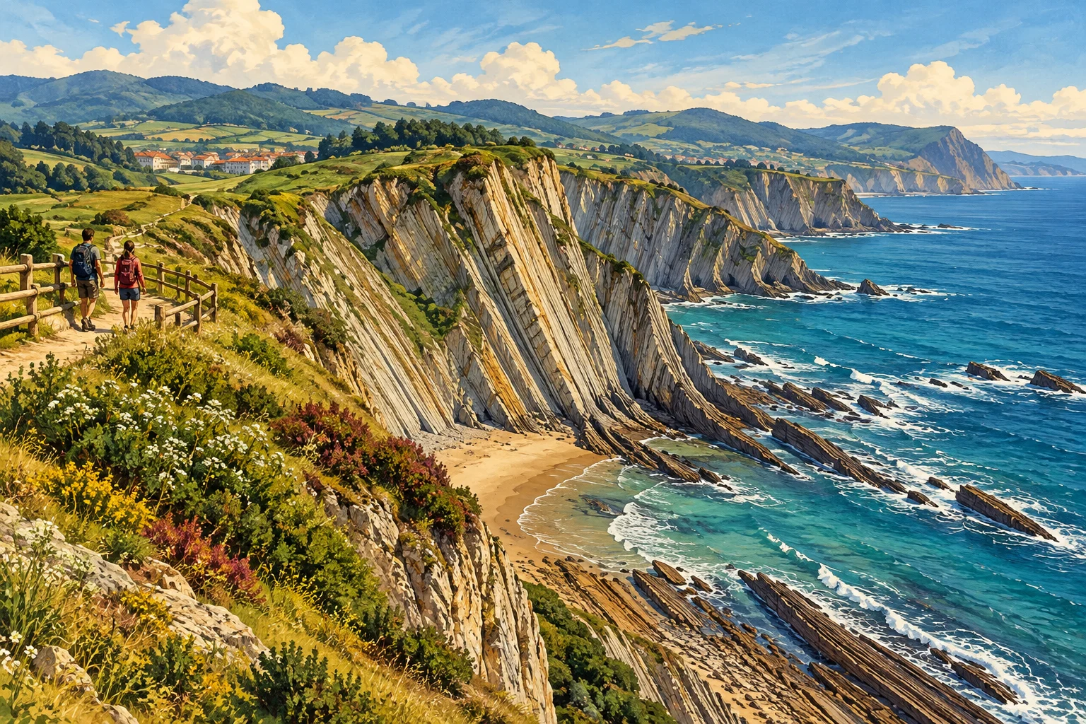 Basque Tours Zumaia & Basque Coast Geopark: Flysch Guide | MundoDELE