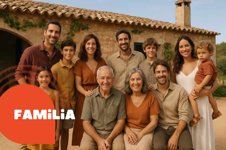 Spanische Begriffe für Familie, Verwandtschaft und soziale Beziehungen Spanische Vokabeln über Familie und Verwandtschaft