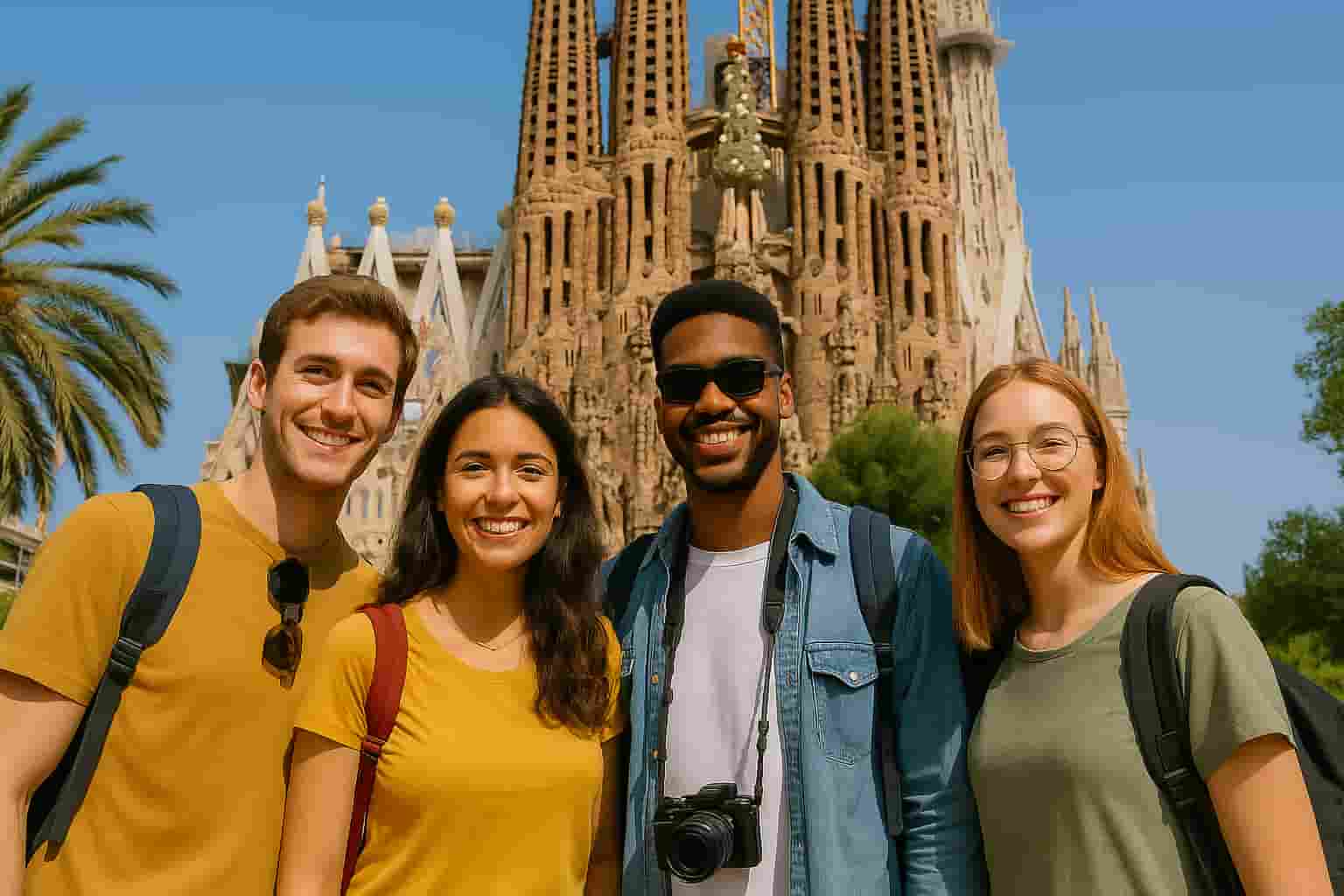Barcelona Sightseeing 1 Barcelona Sightseeing Highlights – View of Sagrada Familia and cityscape