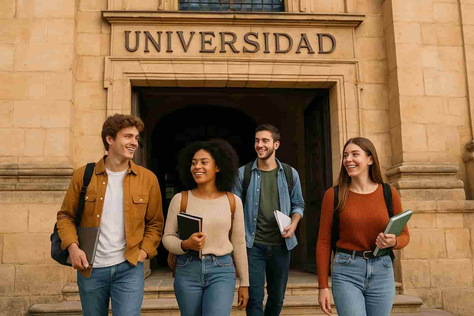 Akademisches Spanisch lernen – Student mit Notizen