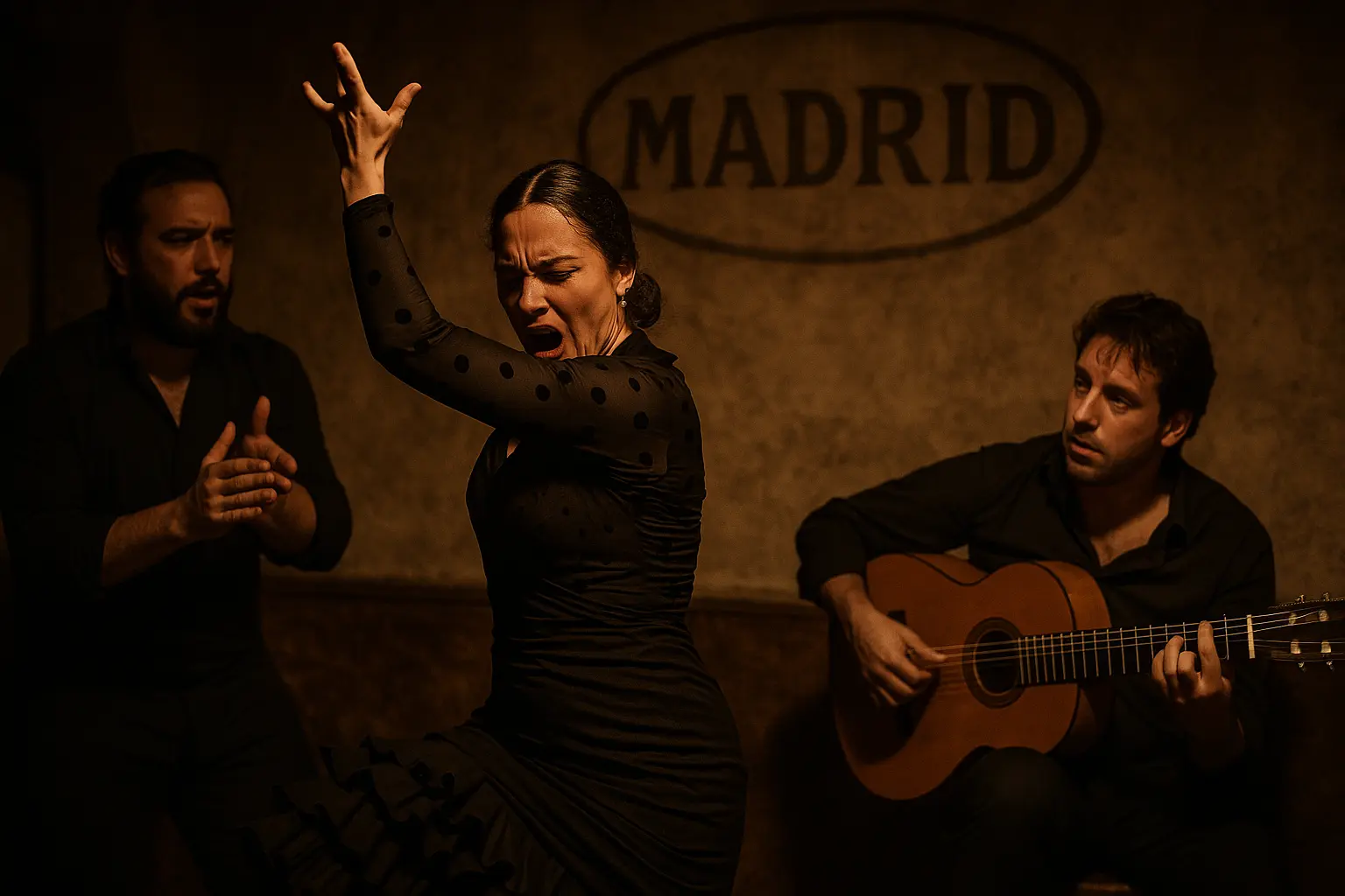 Live Flamenco Performance in Madrid