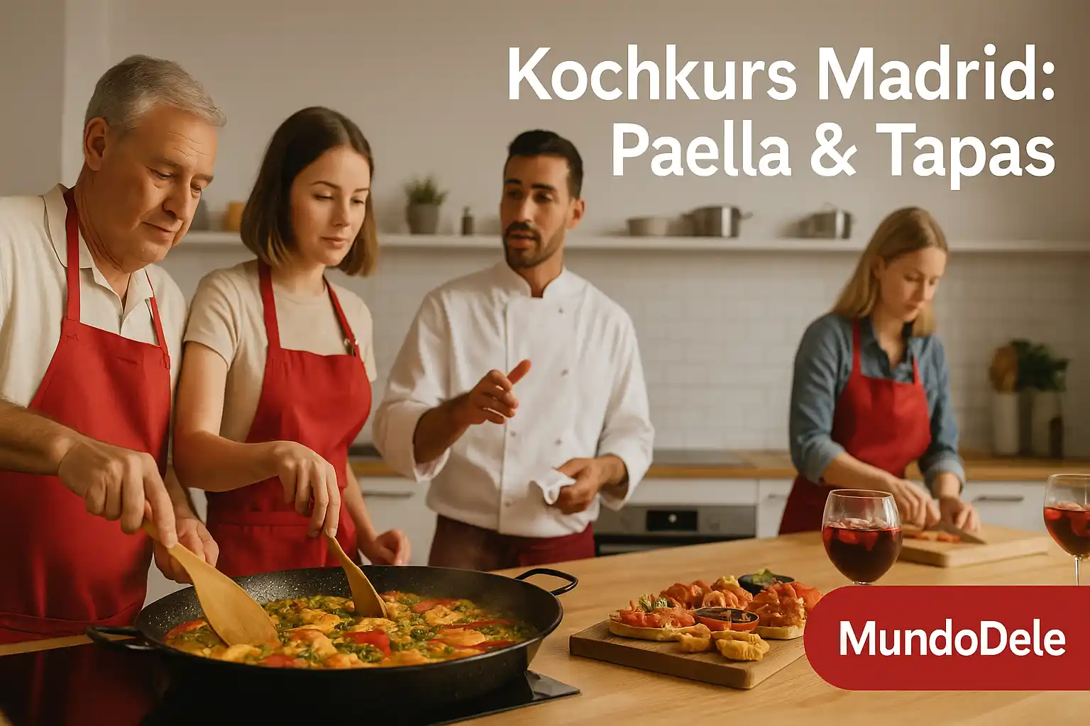 Spanischer Kochkurs in Madrid Kochkurs in Madrid – Paella und Tapas