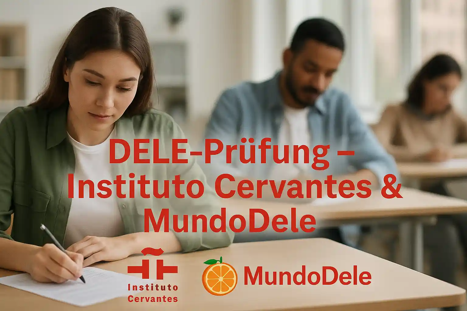 Instituto Cervantes & MundoDele 1 Studenten bei der DELE-Prüfung mit Instituto Cervantes und MundoDele