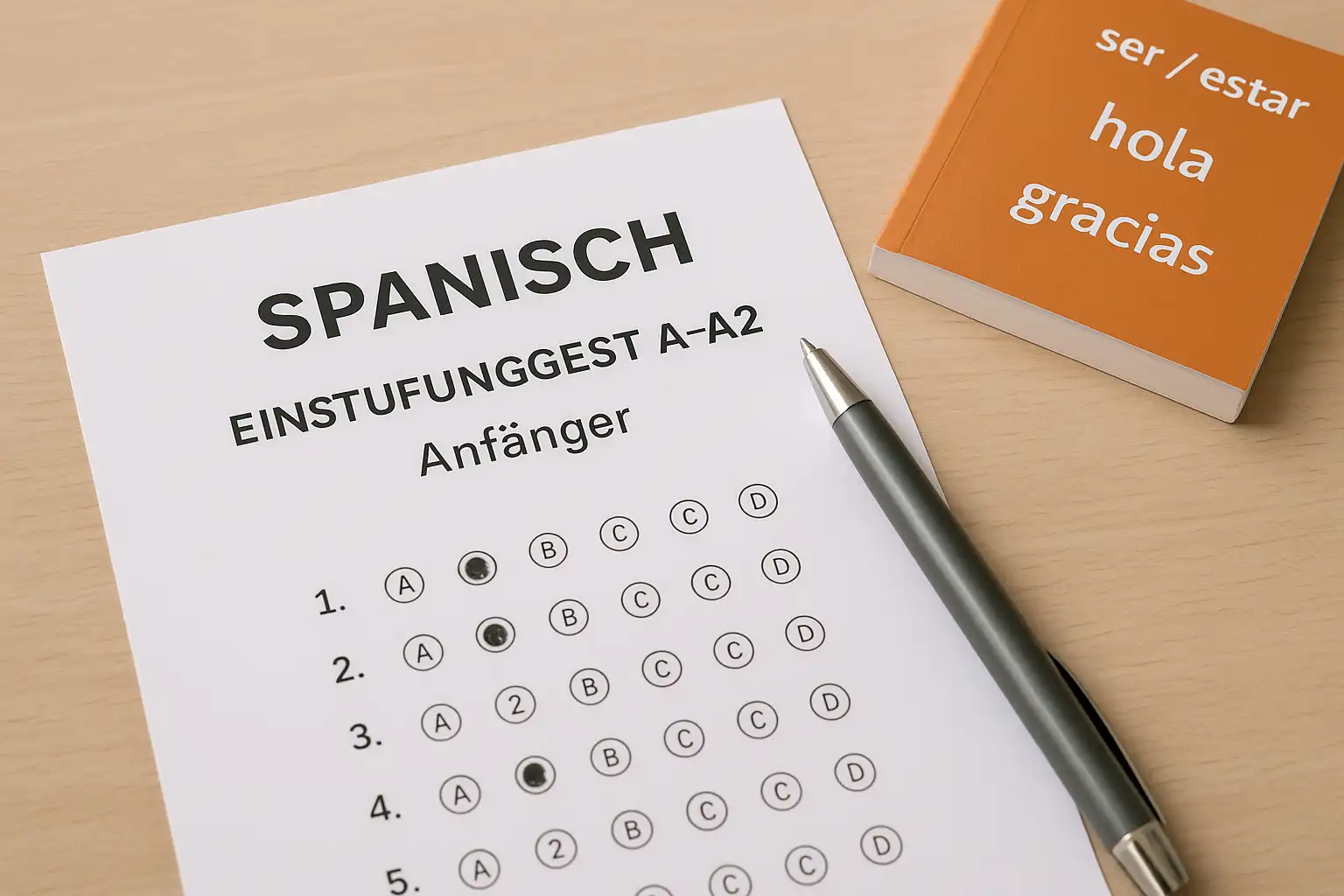 Spanisch Einstufungstest für Anfänger A1–A2 – MundoDele