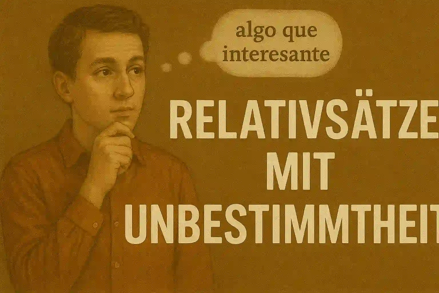 Relativsätze mit Unbestimmtheit 1 Spanische Relativsätze mit Unbestimmtheit – Subjuntivo sicher erkennen