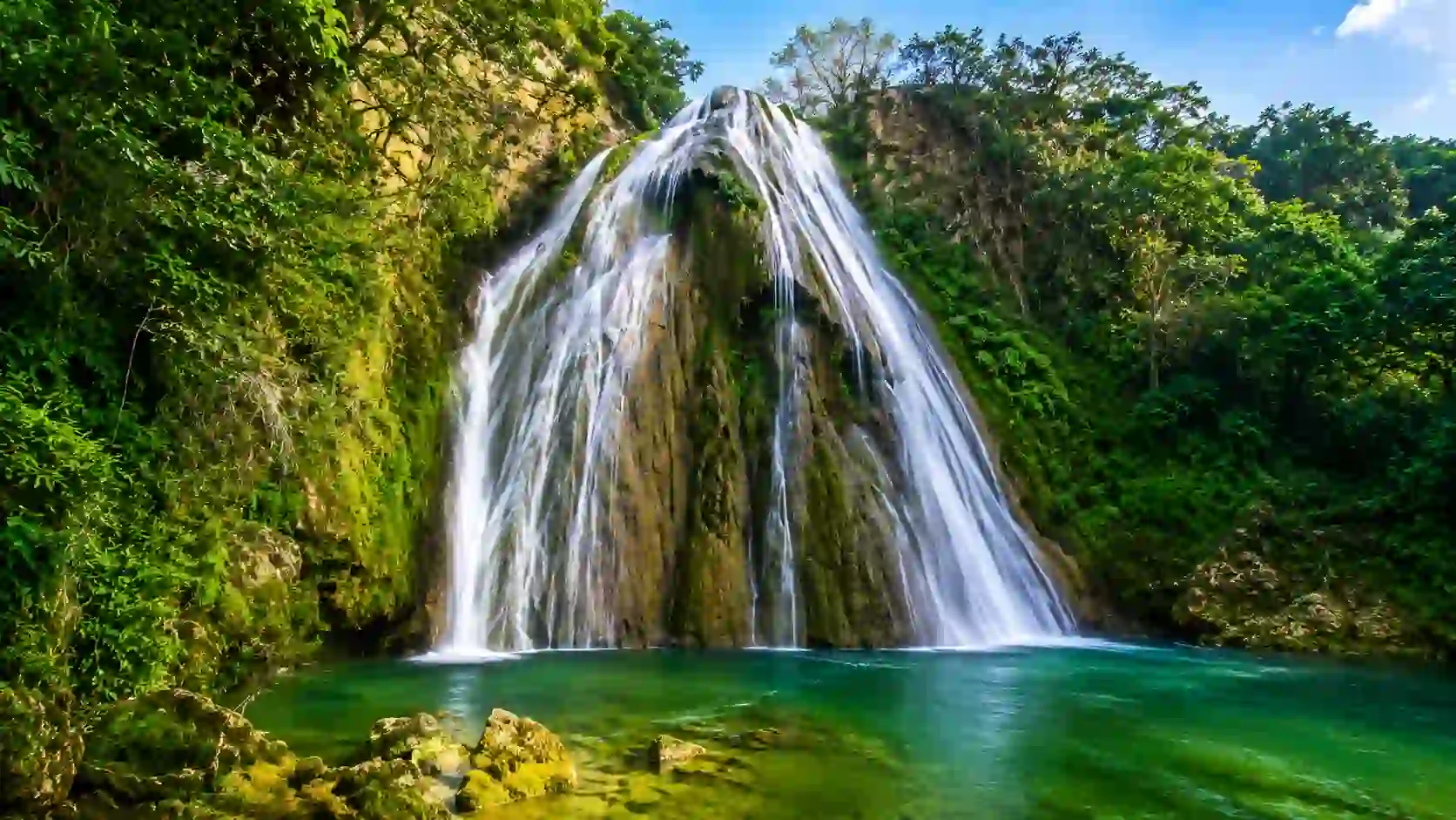 Cola de Caballo Wasserfall bei Monterrey