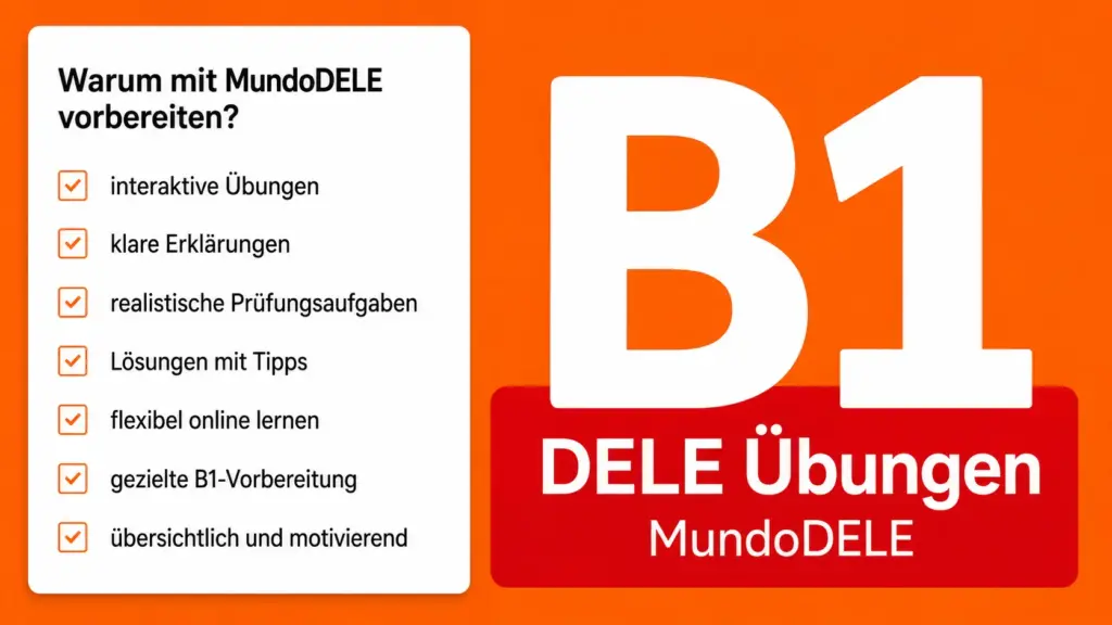 DELE B1 Übungen 5 B1 DELE Übungen mit Lösungen
