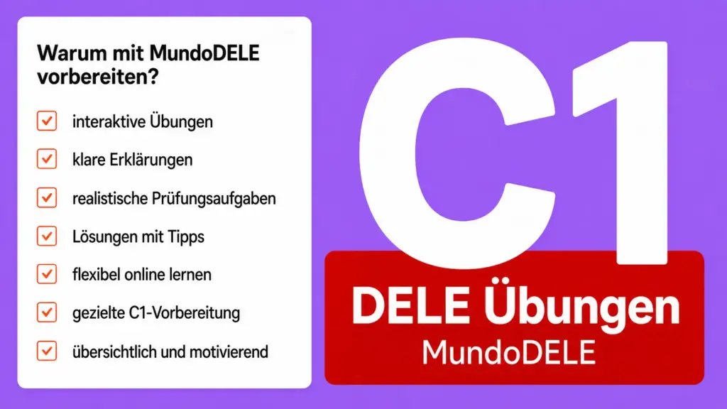 DELE C1 Übungen 3 C1 DELE Beispielsprüfung mit Lösungen