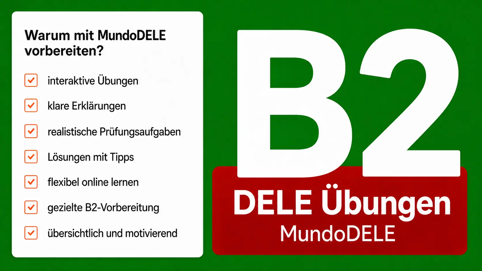 DELE B2 Beispielprüfung mit Lösungen