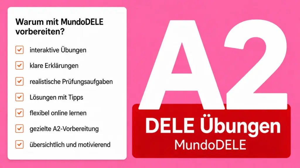 DELE A2 Übungen 6 Dele A2 Beispielprüfung mit Lösungen