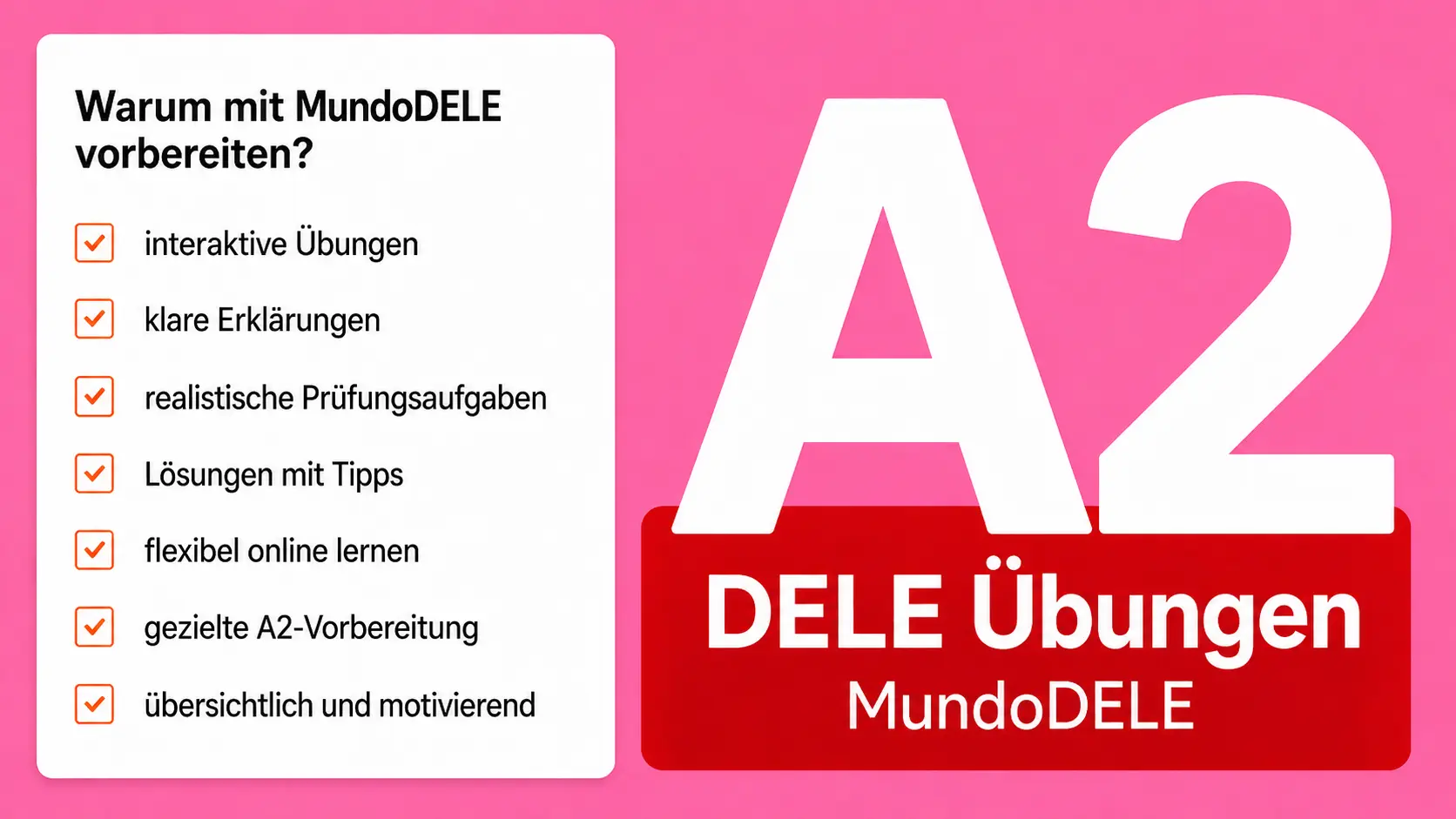 DELE A2 Beispielprüfung mit Lösungen