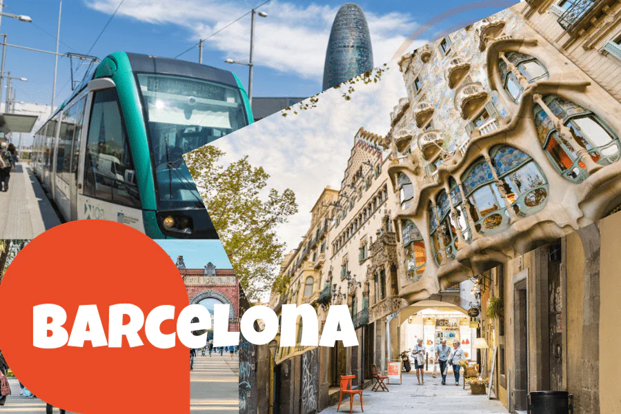 Barcelona 1 Blick über Barcelona mit Sagrada Família